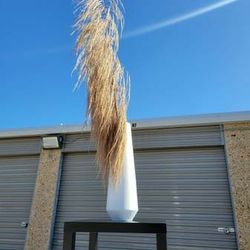 6FT Indoor Home Office Foliage Contemporary Design Vase w/ Plant