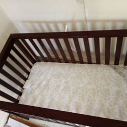 Baby crib and Mattress 