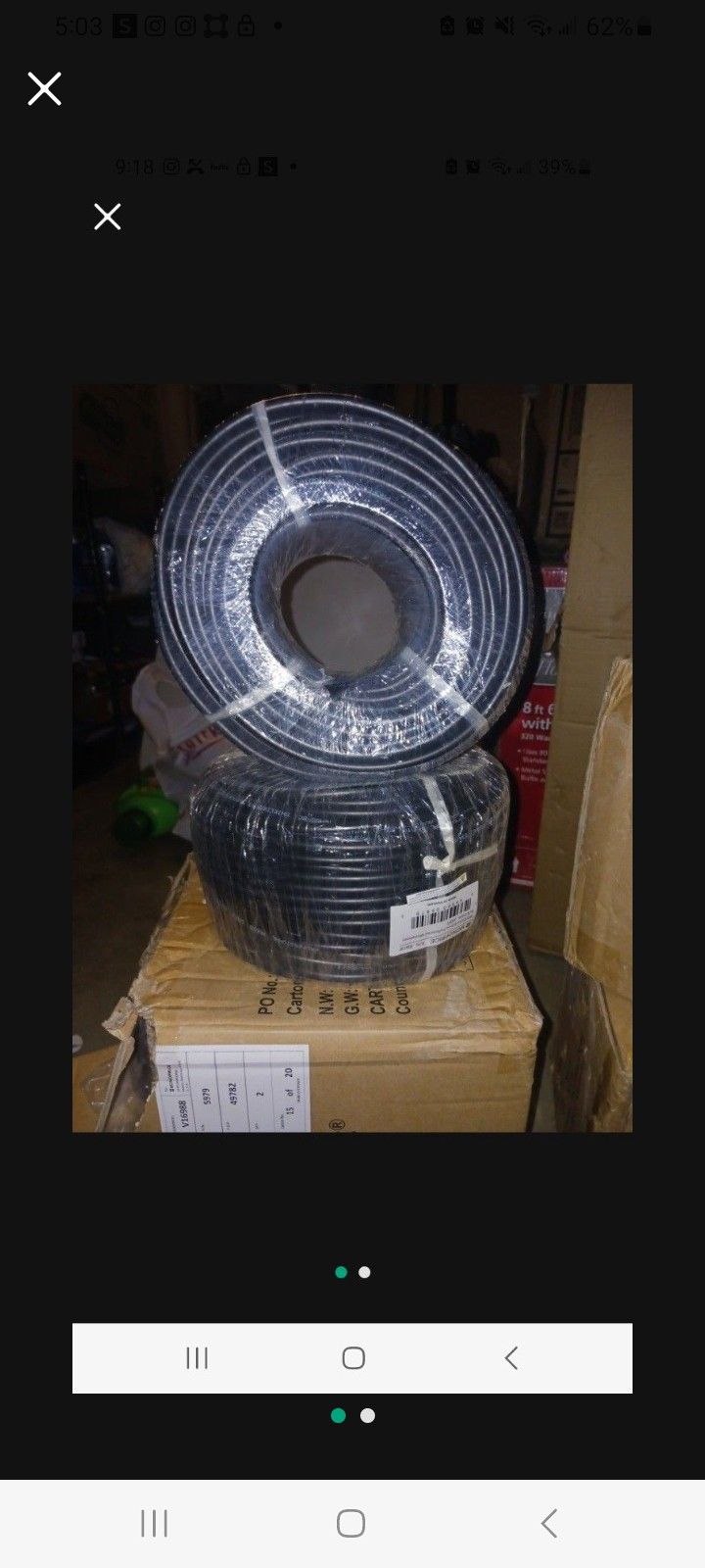 Monoprice 250 ft profesional Microphone cable