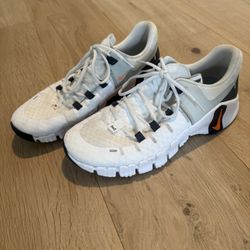 Nike Free Metcon 5 White Bright Mandarin