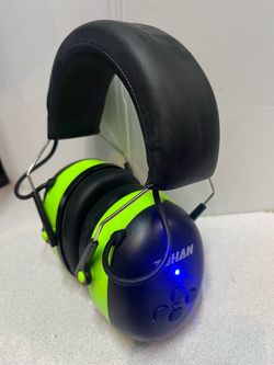 ZOHAN EM037 Bluetooth EAR MUFF EAR Protection Headphones-Blk/Green