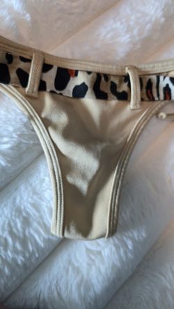 Sexy Gold Bikini Thong