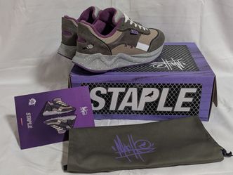 Mache x Jeff Staple Pigeon Purple Sneakers Shoes Size 10 Limited Edition
