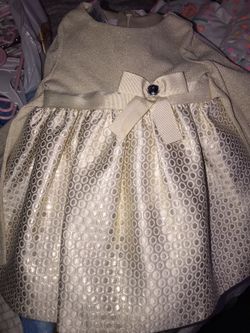 Holiday infant girl dress