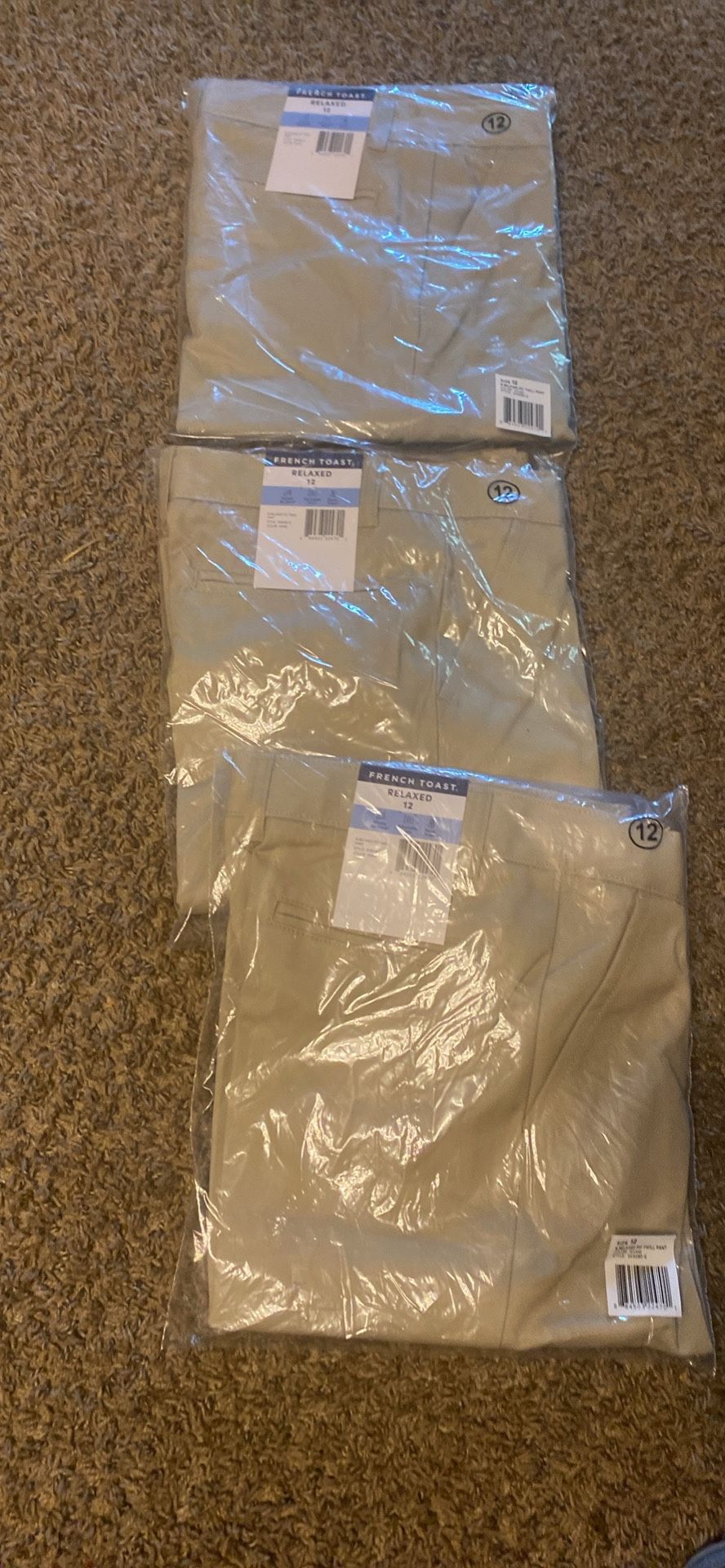 French Toast Kids Khaki Uniform Pants Sz12