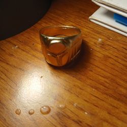 Yellow Gold 18k Mens Ring