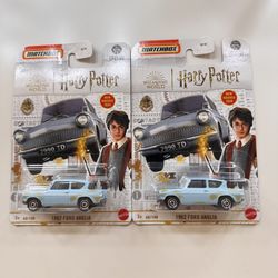 Matchbox Harry Potter 1962 Ford Anglia Mainline Lot of 2
