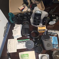 Nikon Vivitar Lot  Photo Stuff 
