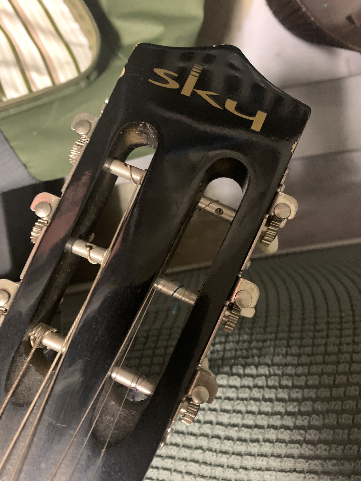 Acoustic Guitar And Electric Guitar