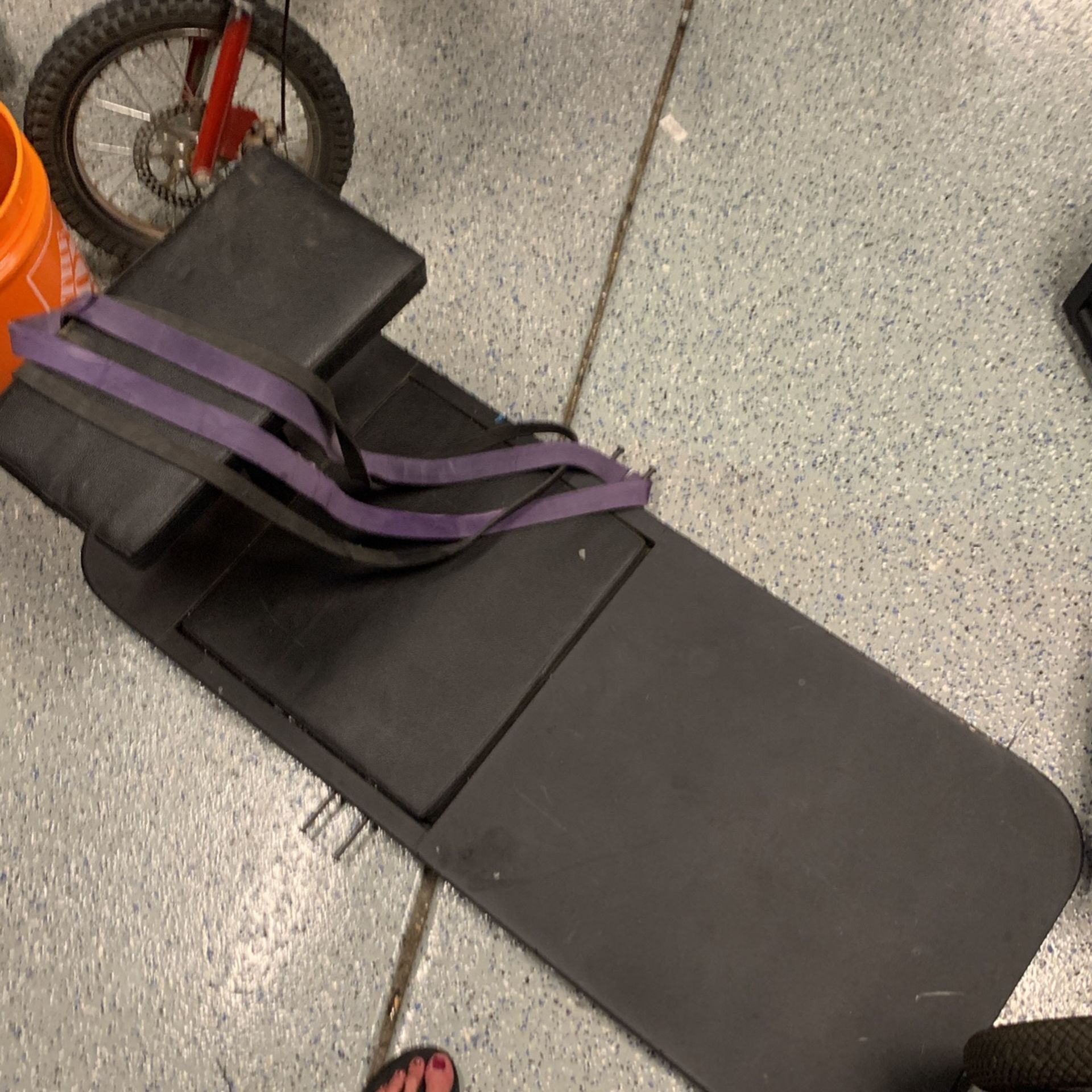 Pilates Bench With Bands