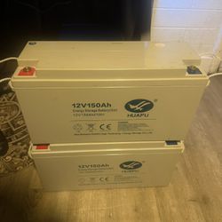 Huafu 12v 150 ah gel energy storage batteries 