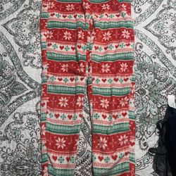 Size Medium Womens Christmas Pajama Joggers Soft 