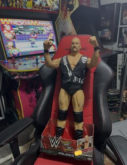 WWE Figure Stone Cold Steve Austin Big Figs 31 Inches! 🔥 🔥 🔥 Ultimate Christmas Gift!  Will Deliver to you if you are local