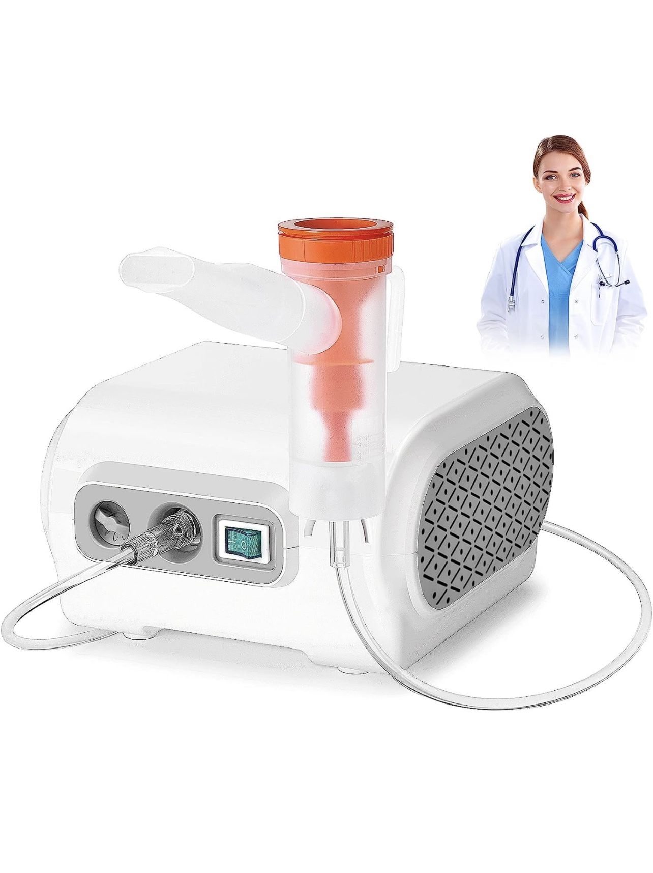Portable Nebulizer - Handheld Jet Nebulizer Machine Personal Cool Mist Kit Asthma Inhaler Compressor Nebulizer for Kids Adult Home Daily Use