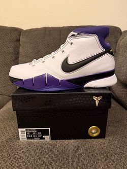 Nike Kobe 1 Protro White Court Purple size 12