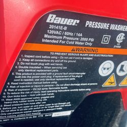 Bauer Pressure washer 