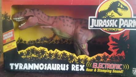 1993 Jurassic Park T -Rex by KENNER still in box never opened