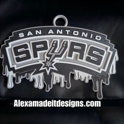 Basketball Team-Inspired Hype Chain w/ Large Medallion 42” 3D Printed Chain