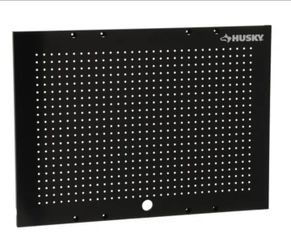 One Husky  Steel Pegboard in Black (36 in. W x 26 in. H)