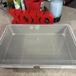 Dash of That Oblong Cake Pan with Lid - Gold