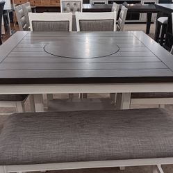 6pc Counter Height Dining Set