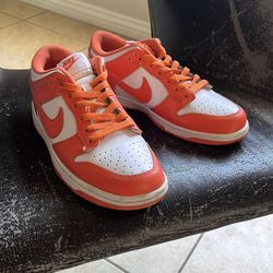 Orange Nike Dunk Lows