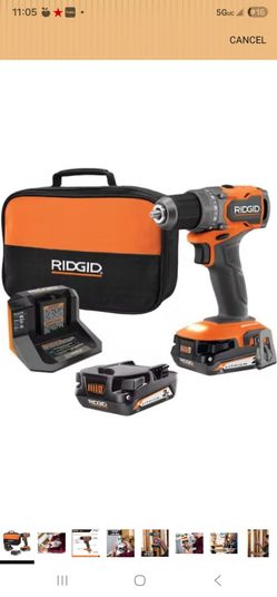 RIDGID Cordless Drill Driver Kit