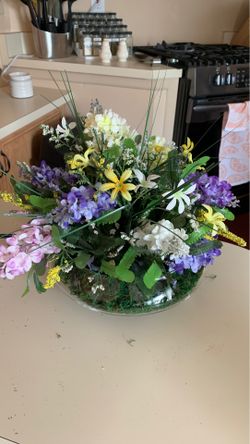 Nice variety of faux flowers