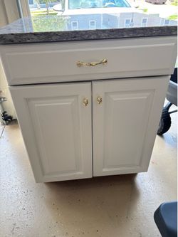 Cabinet with granite top