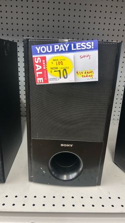 Sony Black Bookshelf Speaker