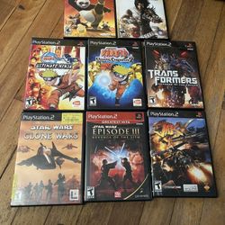 Ps2 Games Lot