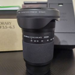 Sigma 20-200nm f3.5-6.3