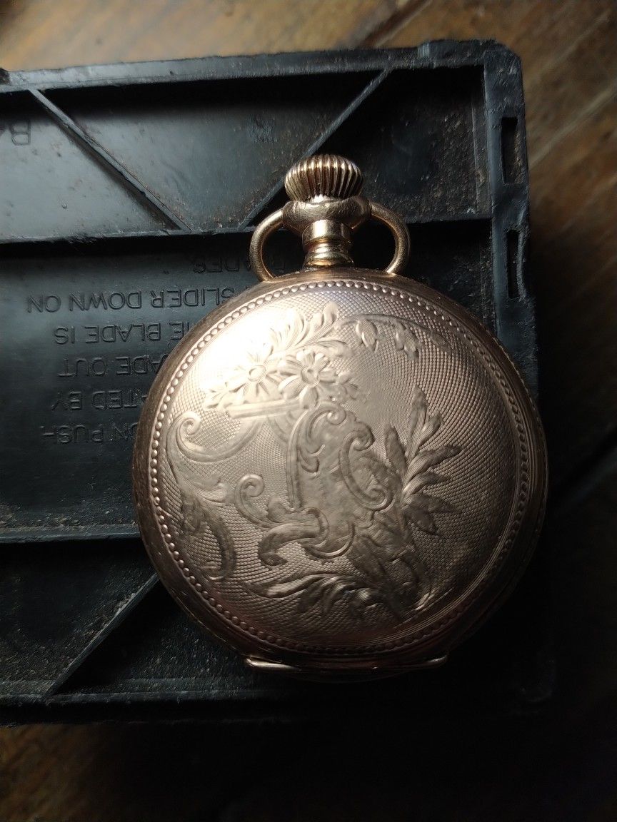 Waltham 1890 Grade Seaside 15 Jewel Pocket Watch