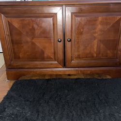 Sturdy Wood TV Console