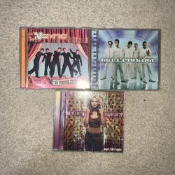 NSYNC Backstreet Boys Britney Spears CDs
