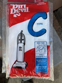 Dirt Devil Type C Vacuum Bags – 5 bags 🧹