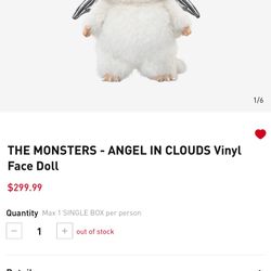 Monster- Angle In The Clouds - Labubu 