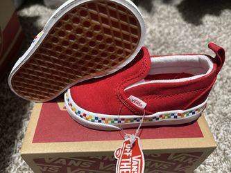 Toddler Vans Red Size 4