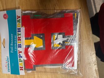 Happy Birthday Foil Banner 7.25 ft