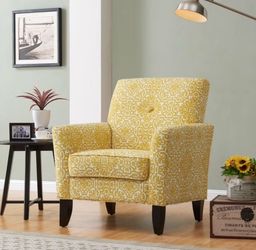 Yellow Accent Chair - 2 Available, new in box!