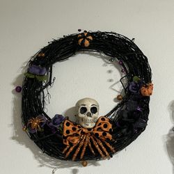 Homemade Halloween Wreath 