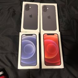 iPhone Box Bundle (4 Boxes) iPhone 12 & iPhone 16