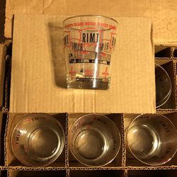Case Of Vintage 1970 Brand New RIMT ROCK ISLAND Illinois Motor Transit. 18 Wheeler With Cab Rock Glasses. $40.00 For All