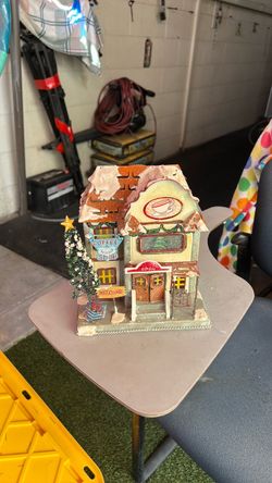 Christmas Village Coffee Shop Building