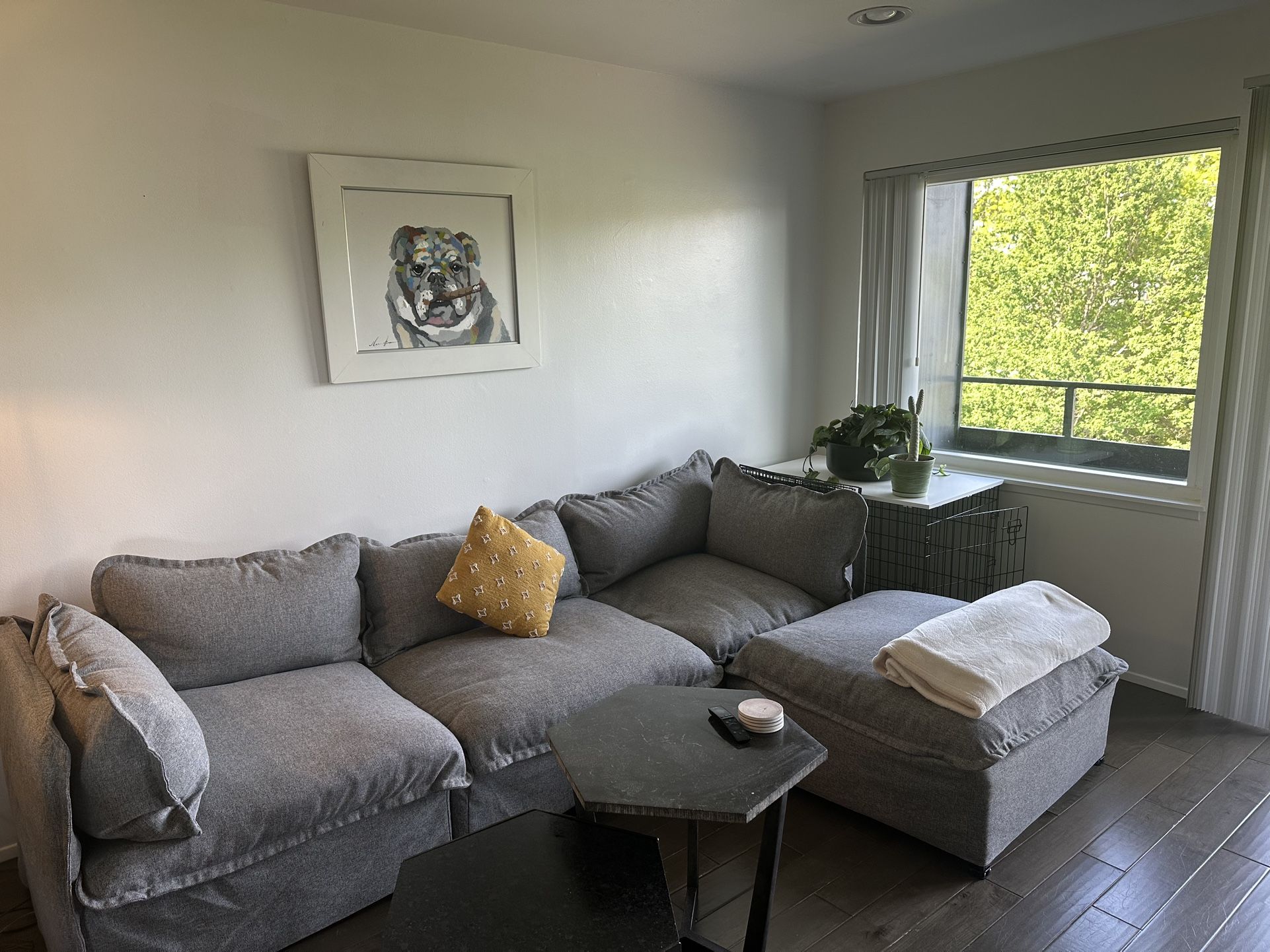 Gently Used Anabei Couch with Interchangeable Slipcovers