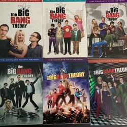 6 Seasons of Big Bang Theory DVD 