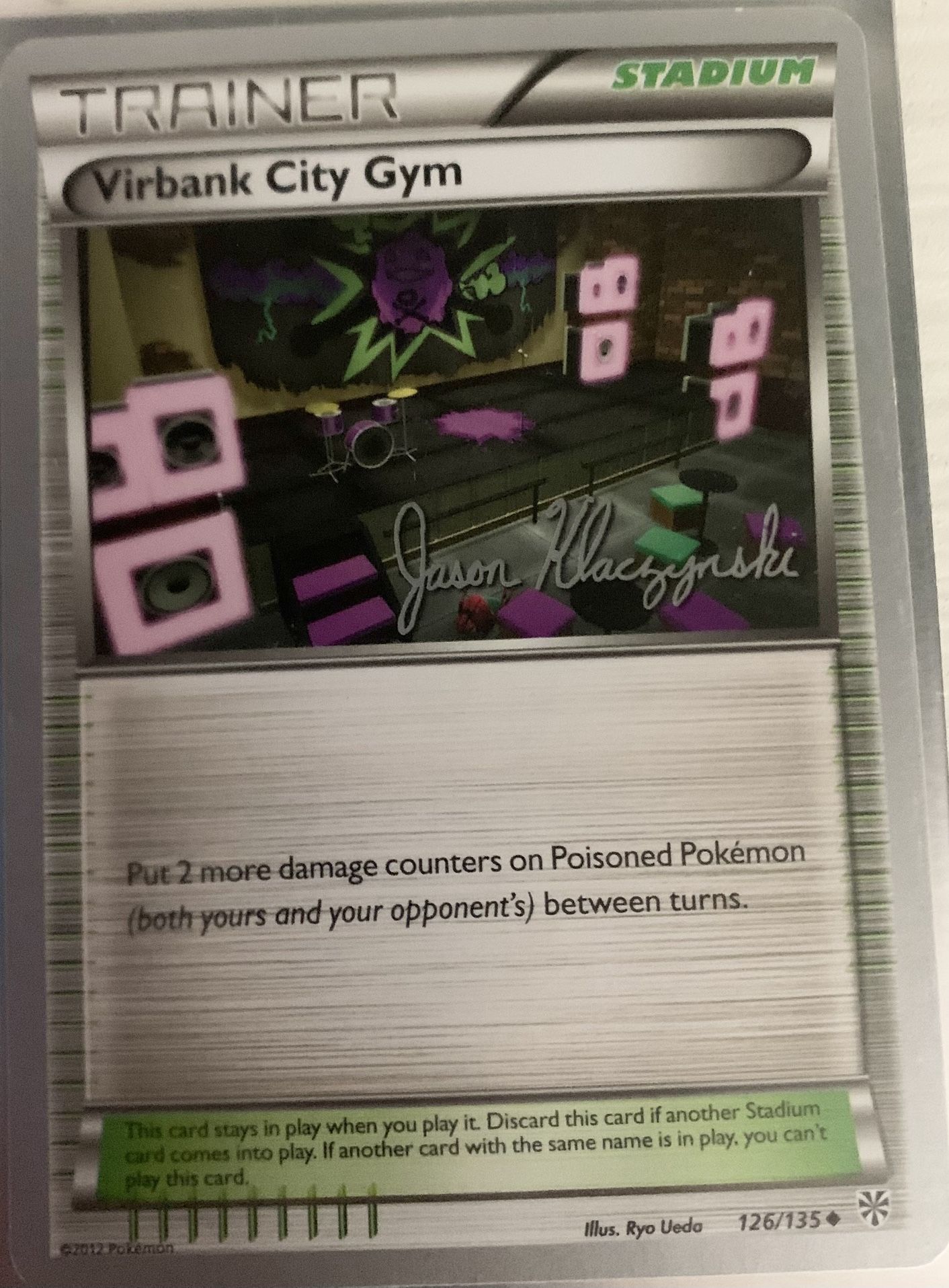 Virbank City Gym Pokemon Trading Card