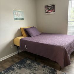 Queen Mattress and Bed Frame