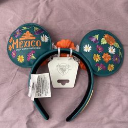 BNWT Mexico Pavilion Epcot Ears 