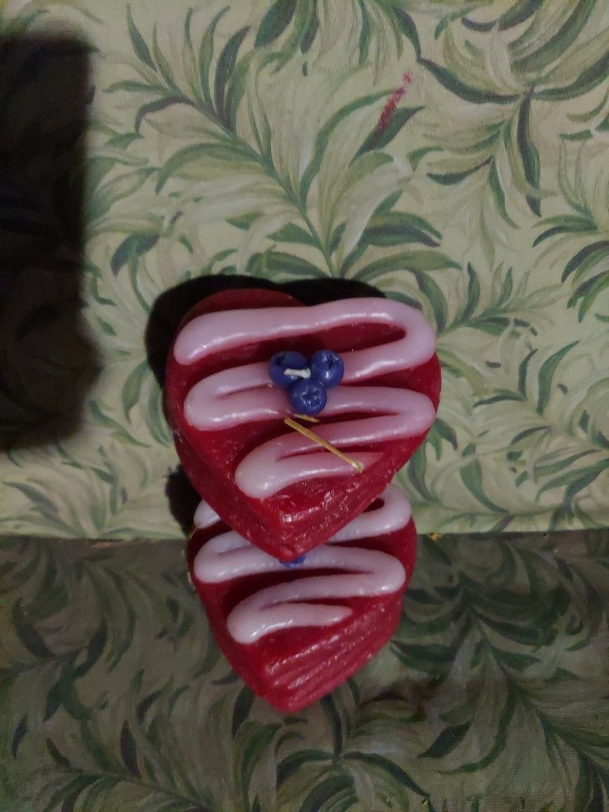 Heart Candles 6 Ot Them Es